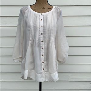 Sheer tunic size extra large